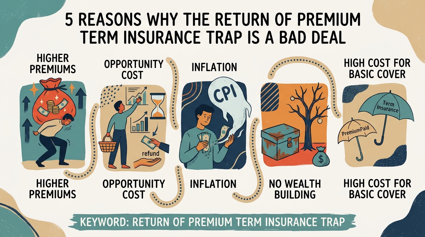 return of premium term insurance trap