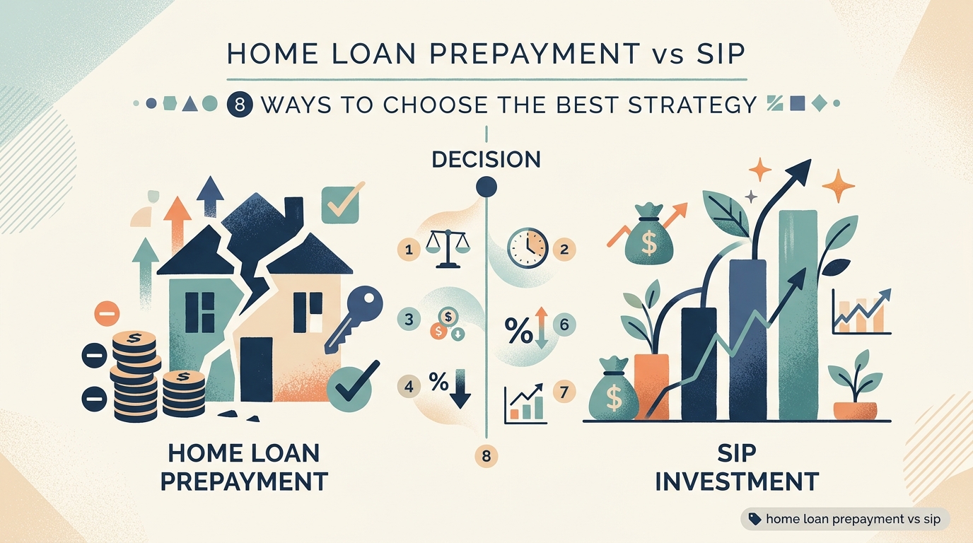 home loan prepayment vs sip