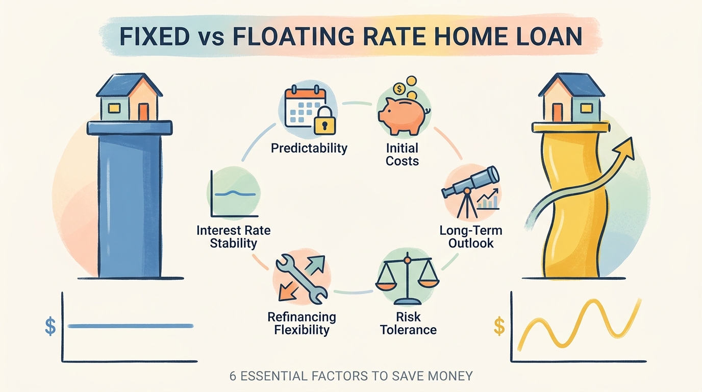 fixed vs floating rate home loan