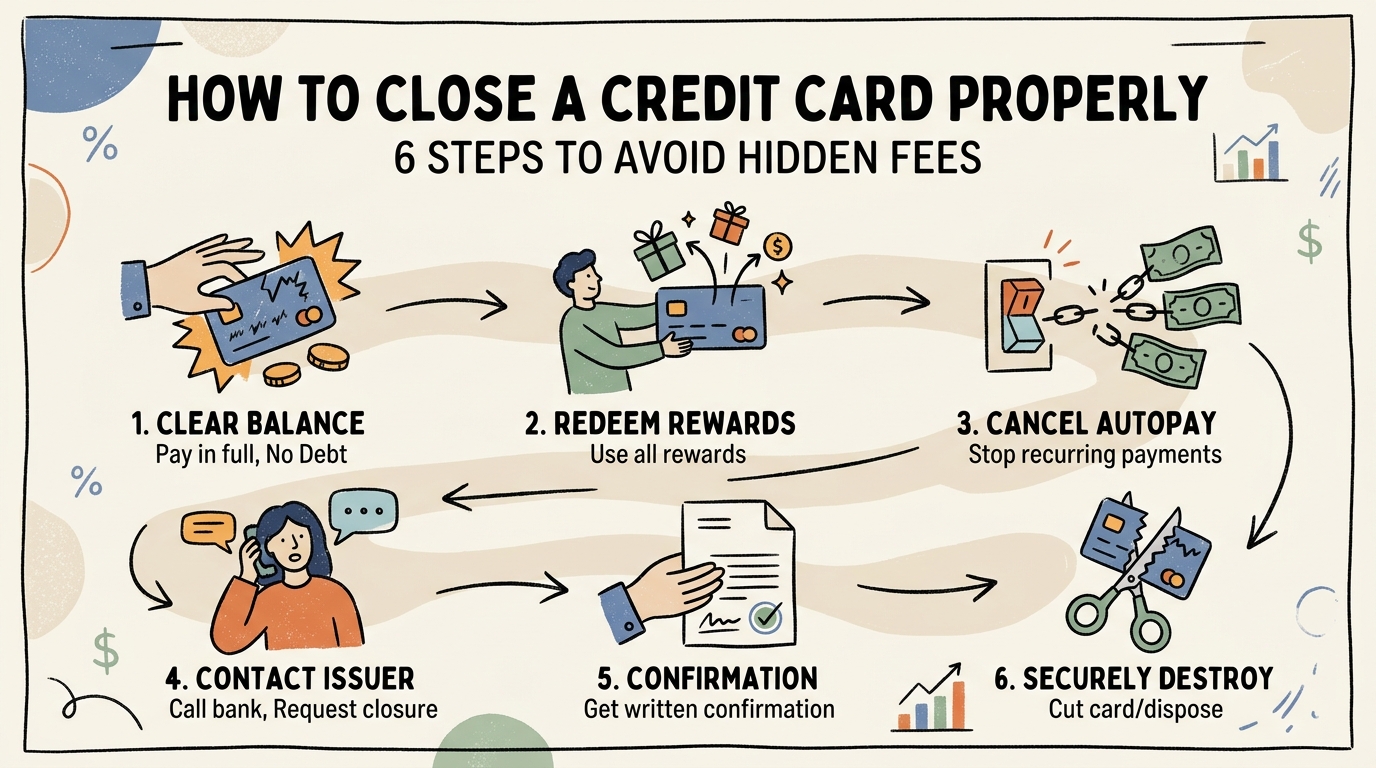 how to close a credit card properly